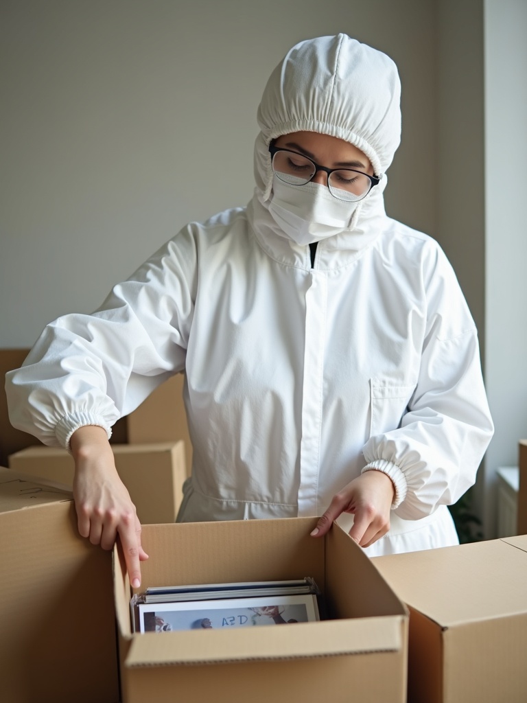 Tri soigneux des effets personnels