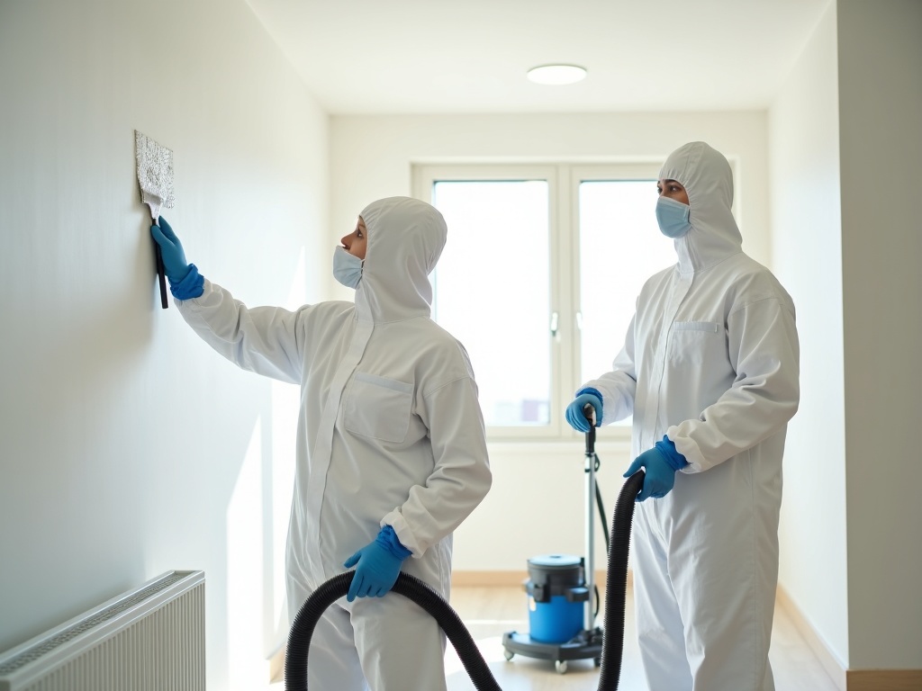 Intervention professionnelle de nettoyage de logement insalubre à Paris — équipe en action