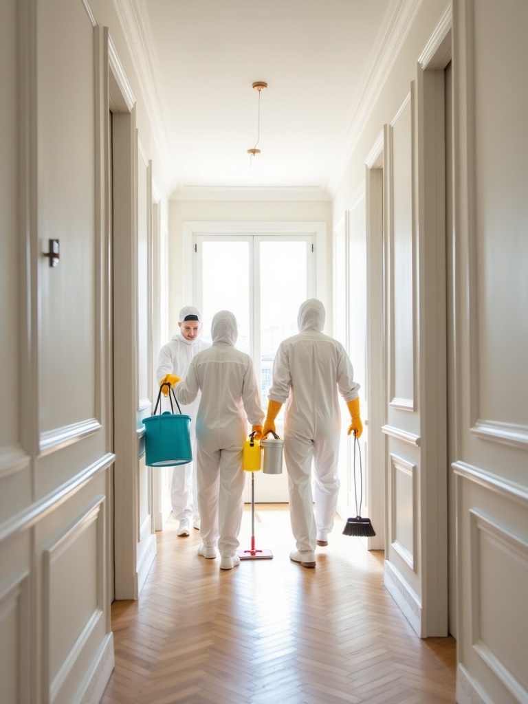 Équipe Diogène Pro Paris IDF avec équipement professionnel